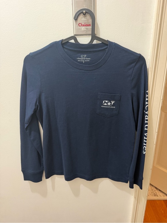 Vineyard Vines Other - Vineyard Vines Boy’s Navy Long-Sleeve Soccer Pocket Tee